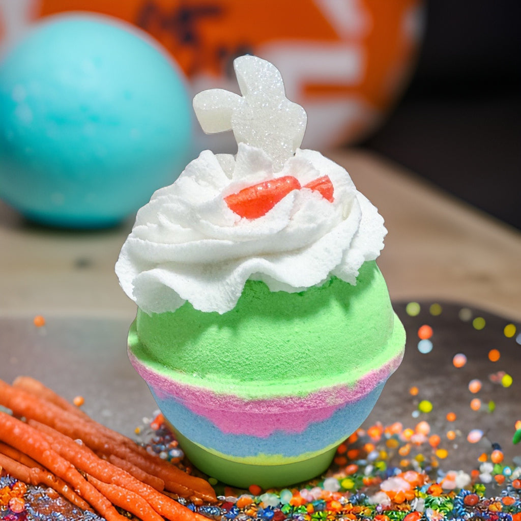 Lush Type* Easter Bath Bomb with Bubble Frosting