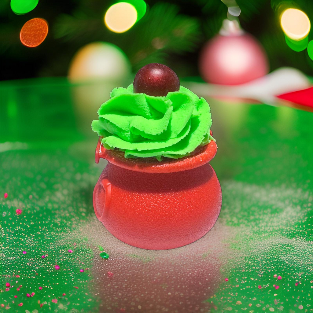 3 in 1 Christmas Cauldron - Bath Bomb/Bubble Frosting/Soap