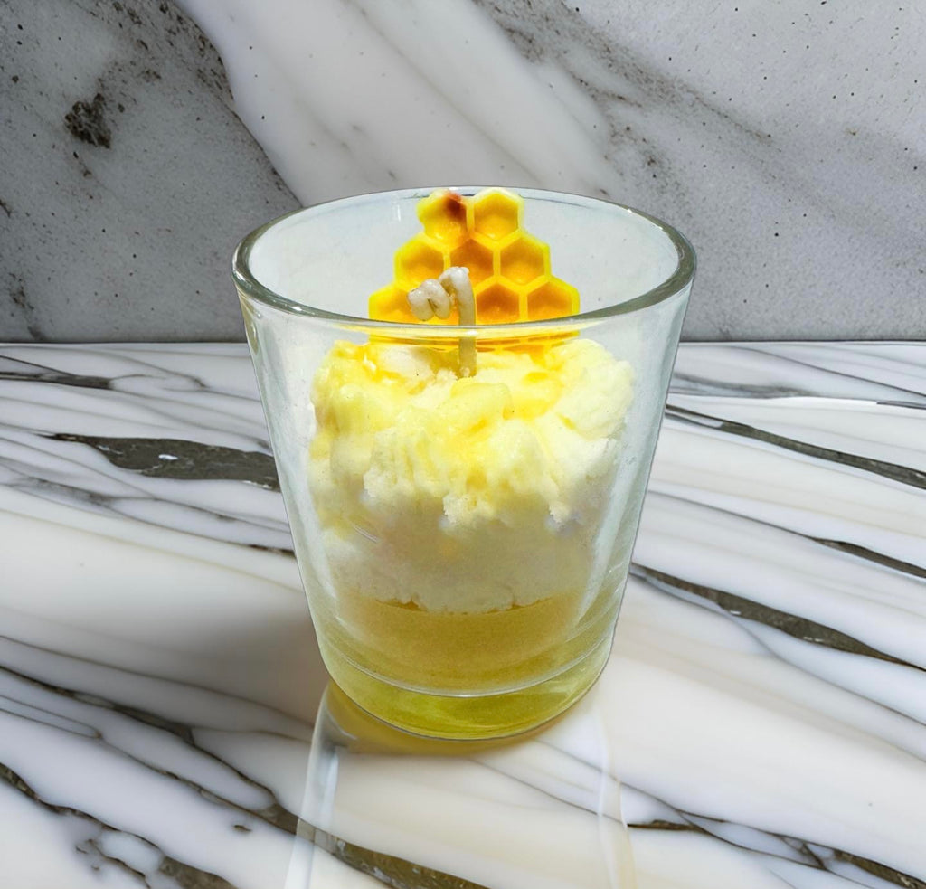 Coconut Milk & Honey Dessert Candle - Medium