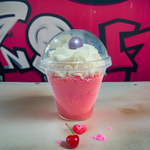 Lychee Guava Sorbet Milk Shake Bath Bomb with Bubble Frosting