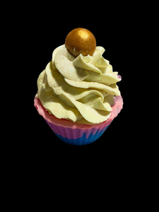 Soap Cupcake - Rainbow Sherbet (Without Straws)