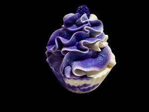 Soap Cupcake - Black Raspberry & Vanilla