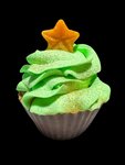 Christmas Tree Cupcake Artisan Soap