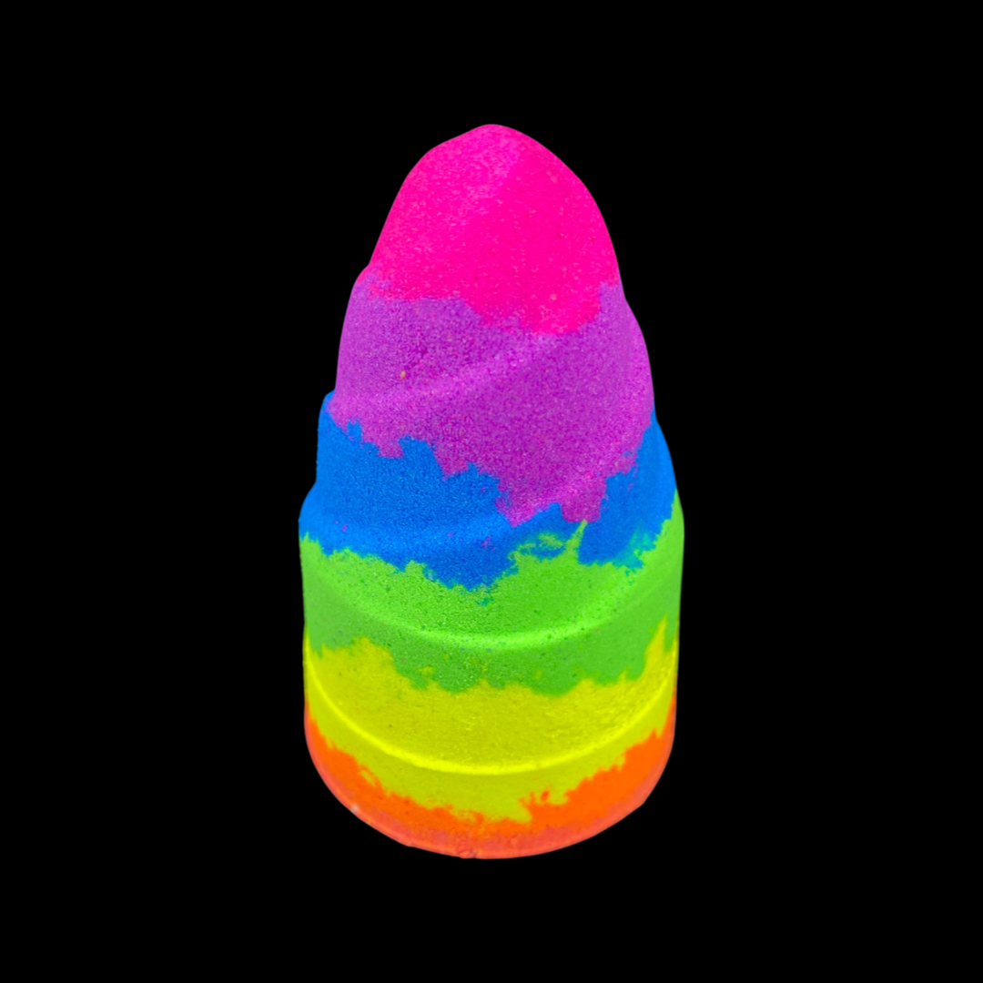 Rainbow Unicorn Horn Bath Bomb