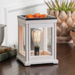 Weathered White Edison Illumination Fragrance Warmer