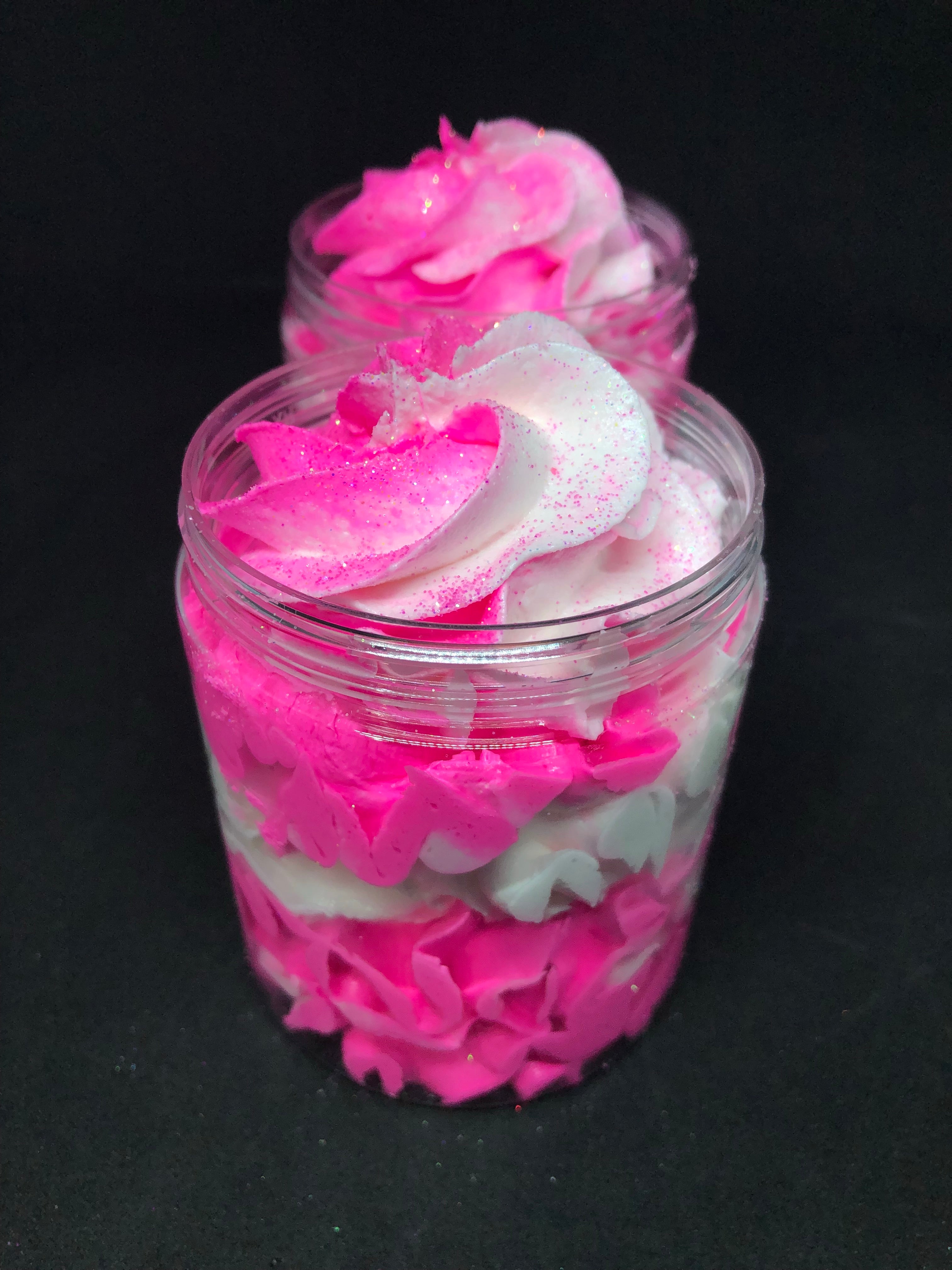 Pink Sugar Whipped Soap Frosting