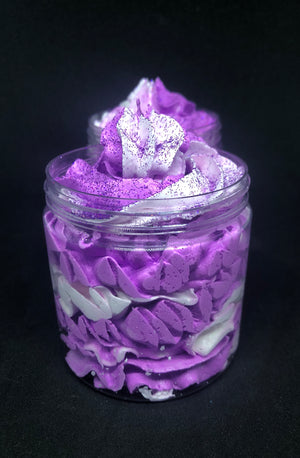 Black Raspberry and Vanilla Whipped Soap Frosting