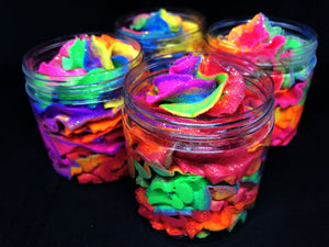 Rainbow Sherbet Whipped Soap Frosting