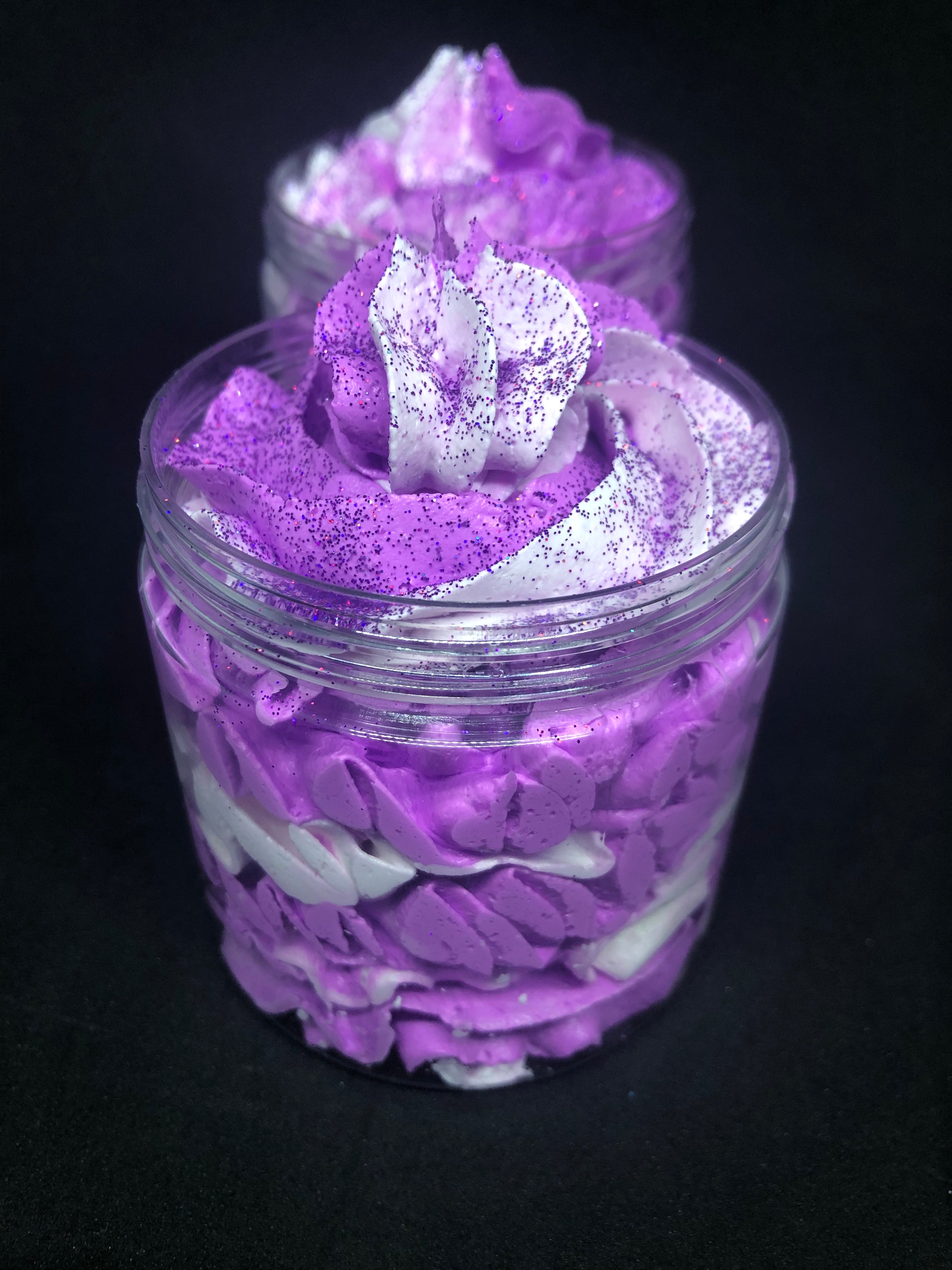Black Raspberry and Vanilla Whipped Soap Frosting