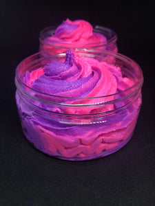 Cotton Candy Whipped Sugar Scrub (Pink/White)