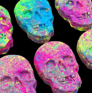 Rainbow Skull Bath Bomb