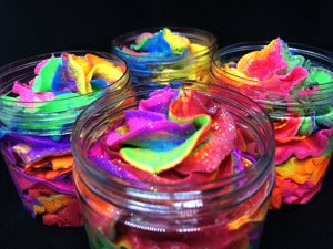 Rainbow Sherbet Whipped Soap Frosting