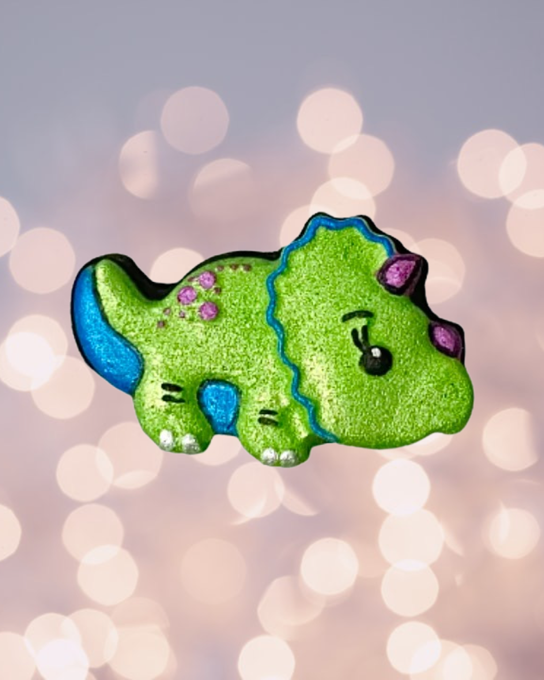 Triceratops Bath Bomb - Grape Bubblegum